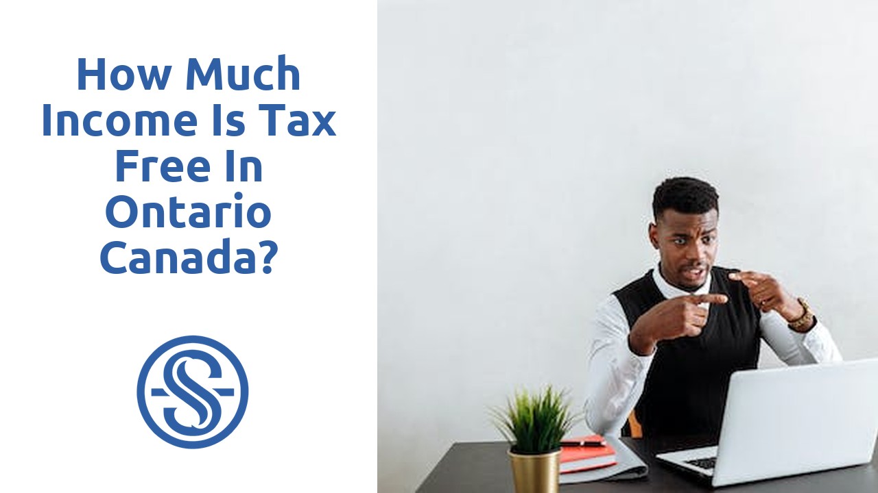 How much income is tax free in Ontario Canada?